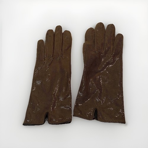 Braune leder handschuhe roeckl - handschuhe,