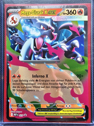 Pokemon mega glurak - glurak, ex