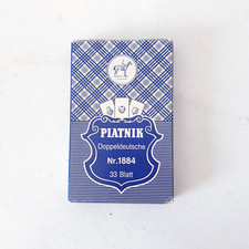 Piatnik Doppeldeutsche 33 Blatt Nr. 1884 Karten Set Spielkarten Vintage