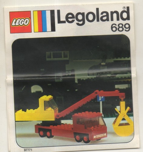 Lego anleitung 689 bagger - bagger, auf