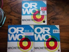 3 alte Tonbänder von