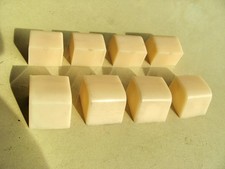 8 Tasten für Wellenschalter aus Röhrenradio Saba Wildbad.