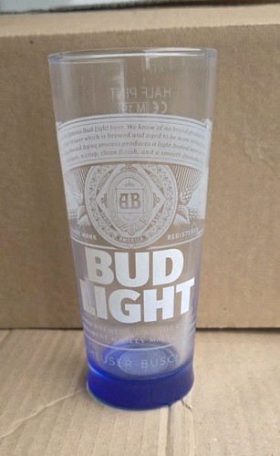 Bud light halbes pint - light, glas