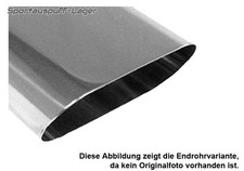 Fox Edelstahl Auspuff Endrohr