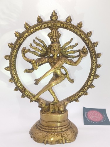 Shiva messing statue - shiva,
