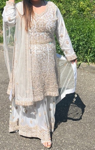 Indische kleider weiß - indische,