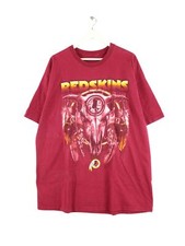 Pro Player y2k Redskins Print T-Shirt Rot XXL Herren
