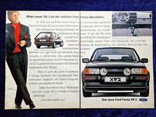 Ford Fiesta / XR 2,  originale Werbung aus 1984     Großformat ca. DIN-A-3