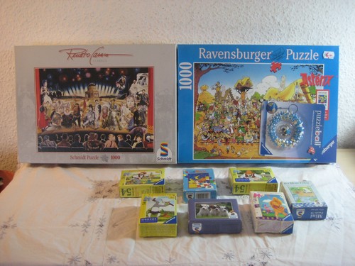 Sammlung puzzle asterix - u.a.,