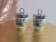 2x Vintage Royal Worcester Woodland egg coddler - Porzellan Gefäß für z.B Eier