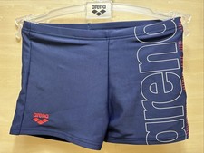 ARENA JUNGEN BADEHOSE SCHWIMM-SHORTS GRAPHIC NAVY