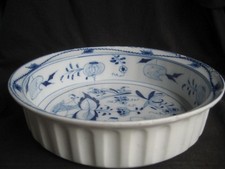 Biedermeier Jugendstil  ZWIEBELMUSTER Schüssel D 26 Teichert / Meissen ?? RAR !