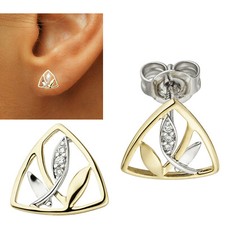 10 mm große Ohrstecker echt