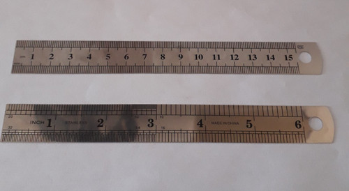 Stahllineal 150mm 15cm 6inch - 150mm, /15cm