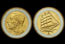 1. WELTKRIEG: Porzellan-Medaille 1923. GRAF VON LUCKNER - HILFSKREUZER SEEADLER.