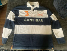 Sansibar Sylt Rugby Polo Sweatshirt Gr XL Oversize 2XL 3XL Brustweite 62cm