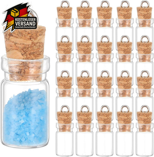 Mini glasflaschen mit korken - mini-glasflaschen,