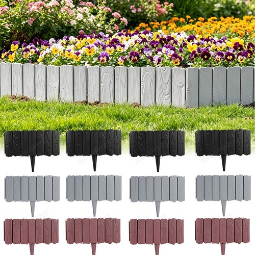 20x beetzaun beetumrandung set - beetzaun,
