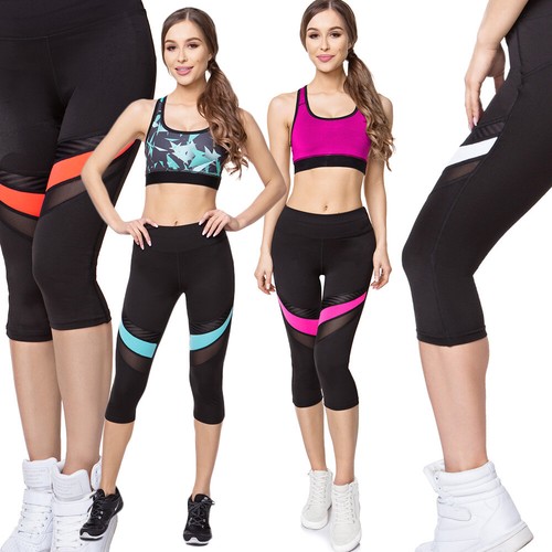 Damen sport capri leggings - sport,