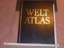 ajdx ✅⭐ Bertelsmann Weltatlas ⭐ viele Satelliten-Bilder ⭐ Kratzer auf Rückseite