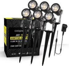 Gartenbeleuchtung 6 er Set IP65 wetterfeste Gartenstrahler LED Gartenleuchten
