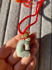 Nephrit jade pferd anhänger - nephrit,