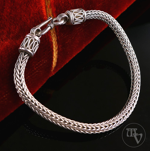 Massives schlangenarmband - massives,