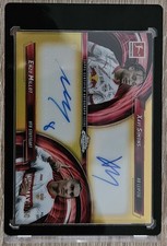 Xavi Simons und Enzo Millot Topps Bundesliga 2024/25 Chrome DUAL AUTOGRAMM /50