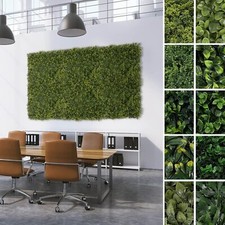 Kunstpflanzen Pflanzenwand Wanddeko Wandgarten Deko Efeu Farn Buchsbaum Garten