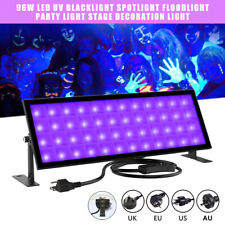 LED UV Schwarzlicht Strahler Fluter Wasserdicht Scheinwerfer Party Dekor 24W-96W
