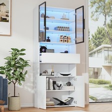 Weiß vitrine glasvitrine - vitrine,