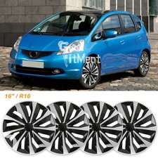 16 Zoll R16 Radzierblenden-Set 4X Radkappen Radblenden Abdeckung Für Honda Jazz