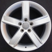 Alufelgensatz für AUDI 7 1/2Jx17H2 ET45 inkl. Nabendeckel - TOPZUSTAND