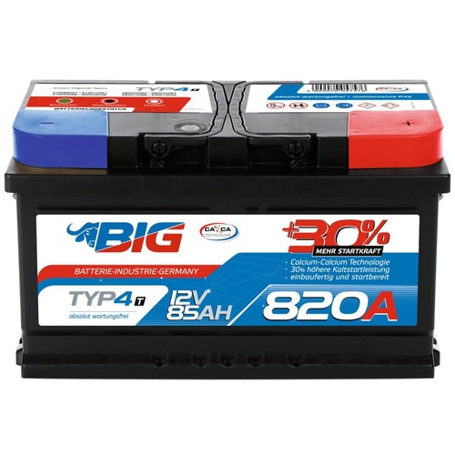 Autobatterie 85ah big - autobatterie, +30%