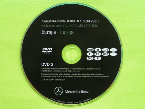 Dvd navigation mercedes - dvd,