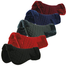 EKKIA Sattelunterlage Sattelpad Kunstfell