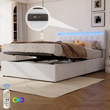 Polsterbett LED Bett