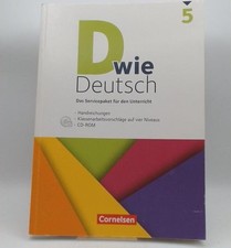 D wie Deutsch 5 Servicepaket Handreichungen, Klassenarbeitsvorschläge, CD-ROM