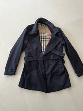 Burberry Trenchcoat „Kensington“, Gr. 54, Herren, dunkelblau, Top Zustand