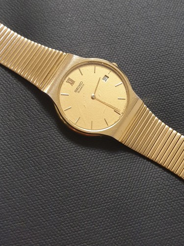 Seiko unisex armbanduhr gold - unisex,