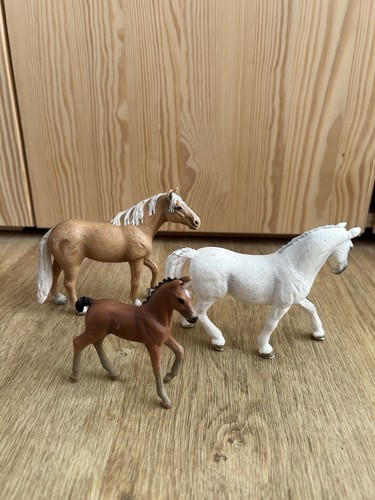 3er set schleich - schleich, pferde