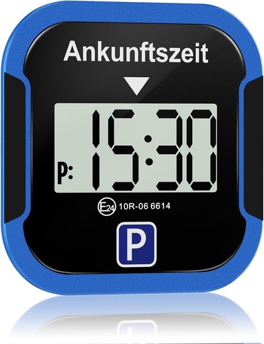 Digitale parkuhr mit - digitale,