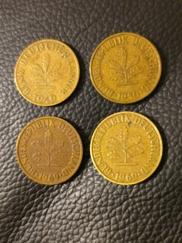 Brd pfennig 1949 d - pfennig, 1