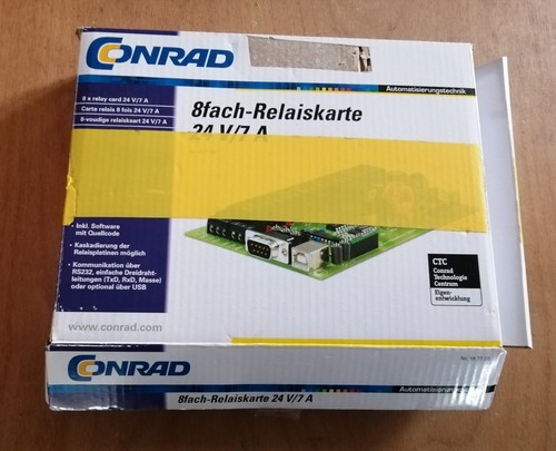 Conrad 8fach relaiskarte - conrad, 8fach-relaiskarte
