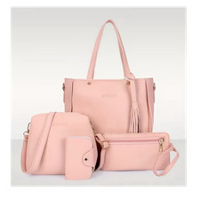 Jingpin damentaschen set rosa - set,