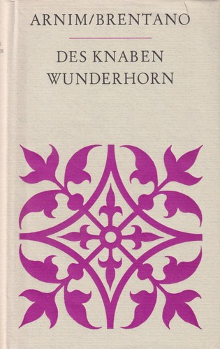 Buch des knaben wunderhorn - buch:,