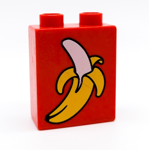 Lego duplo motivstein banane - lego,