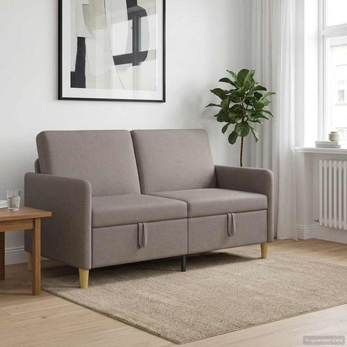 Vidaxl sofa mit stauraum taupe - mit,
