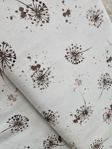 Baumwolljersey pusteblumen - baumwolljersey,
