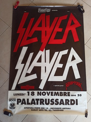 Slayer original konzert poster - original,